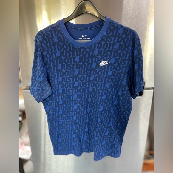 Nike Made in Egypt HBR 2 Graphic allover print short sleeve Tee shirt size men L - Picture 1 of 8